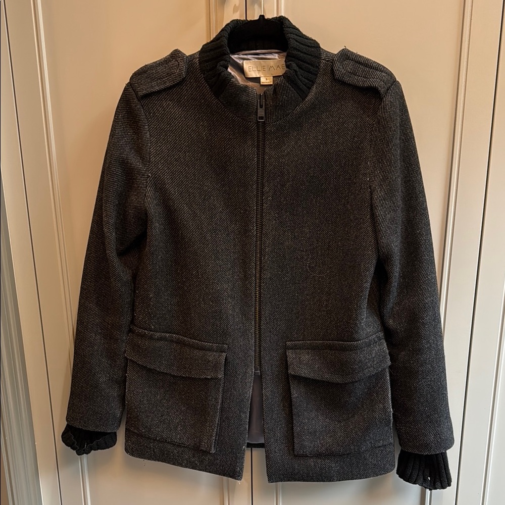 Ellie Black Women's Pea Coat